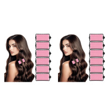 16St Roze Spons Haarrollen Zelfholding Voor Krullen &