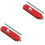 2Pcs Woodworking Drawing Compass Red Metal Scribe Tool for Carpentry 1
