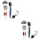 2Ensembles Marqueurs Clamps Pour De Golf Usage Extérieur Coloré 3