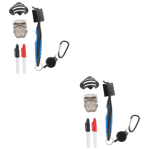 2Ensembles Marqueurs Clamps Pour De Golf Usage Extérieur Coloré 2