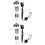 2Ensembles Marqueurs Clamps Pour De Golf Usage Extérieur Coloré 4