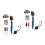 2Ensembles Marqueurs Clamps Pour De Golf Usage Extérieur Coloré 5