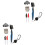 2Ensembles Marqueurs Clamps Pour De Golf Usage Extérieur Coloré 6