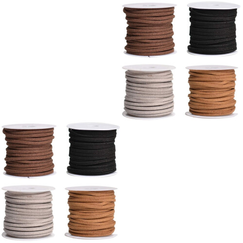 8Pcs Decorative Strap Ribbons for Jewelry Making and Gift Wrap