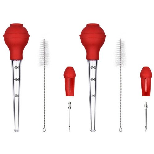 8Pièces Assaisonnement Silicone Pour Viande Barbecue Colorée 2