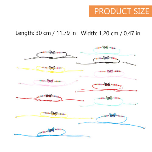 12Pièces Bracelets Enfants En Polymère Assortis Style 1