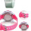 3Pièces Enfants Lumineuses Étanches Rose Design Unique 6
