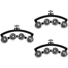 3St Stevige Tambourine Handbellen Voor , Van Aluminium