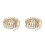 2Pièces Clôture Miniature Bois Beige Noël Élégante 9