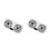 2Pcs USB Car Ventilation Fan ABS White Auto Exhaust Cooling Fan 1