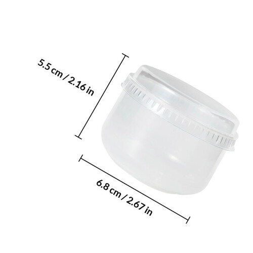12Pièces Coupes À Pudding Jetables Transparentes En PP Pour Dessert 1