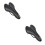 2Pièces Noire Avec Coussinet Confortable Pour Route 6