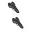 2Pièces Noire Avec Coussinet Confortable Pour Route 7