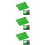 3Pièces Wrap Autocollant Vert Adhésif Multi-Usages 7