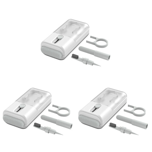 3Ensembles Kit Nettoyage Écouteurs Brosse Souple Multifonction 1