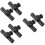 6Pièces Connecteur Noir Durable Réglable 8