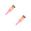 2Pièces Porte- Rose Boîte Rangement Bonbons 10