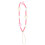 4Pièces Téléphone Rose En Perles Cœur 2