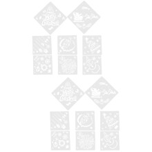 2Sets Comfortabele Pet Sjablonen Voor Creatieve Sprayprojecten