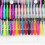 3Pièces Gel Pens Noir Ensemble 48 Couleurs Fluide Pour Dessin 10