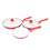 High-quality 3pc Ceramic Non-Stick Frying Pan Set 1
