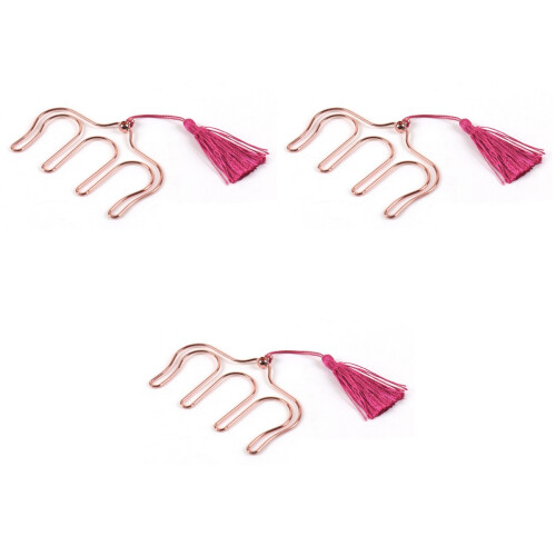 3Pièces -Page Pour Livre De , Clips Durables 1