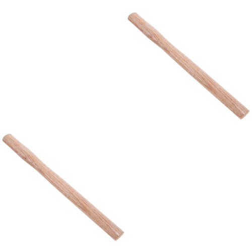 2Pièces En Bois Confortable Pour Marteau Accessoire Résistant 2