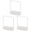 3Pièces Rack Séchage Torchons Beige U-Inversé Égouttoir 3