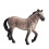 2Pièces Modèles Simulés De Chevaux Jouets En Plastique Multiusage 3
