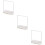 3Pièces Rack Séchage Torchons Beige U-Inversé Égouttoir 9