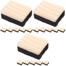 18Pcs Felt Chalkboard Eraser Wood for Classroom and Home Use