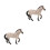 2Pièces Modèles Simulés De Chevaux Jouets En Plastique Multiusage 8