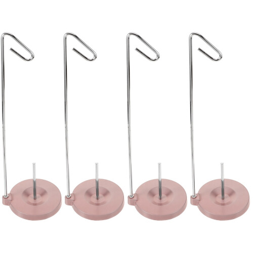 4Pcs Stable Base Sewing Thread Holder Aluminum Spool Rack for Storage