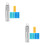 2Ensembles Colliers Pendentif Acier Inoxydable Coloré 9