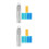 2Ensembles Colliers Pendentif Acier Inoxydable Coloré 11