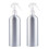 6Pièces Flacon Spray Aluminium Argent Compact Portable Uniforme 2