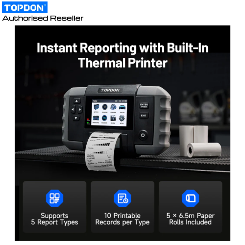Topdon BT600 Plus 2-in-1 Battery & Resistance Tester 2