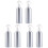 6Pièces Flacon Spray Aluminium Argent Compact Portable Uniforme 3