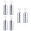 6Pièces Flacon Spray Aluminium Argent Compact Portable Uniforme 7