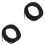 2Pièces Câble Audio Professionnel Noir Pour Micro Guitare Et Enceinte 4