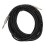 2Pièces Câble Audio Professionnel Noir Pour Micro Guitare Et Enceinte 10