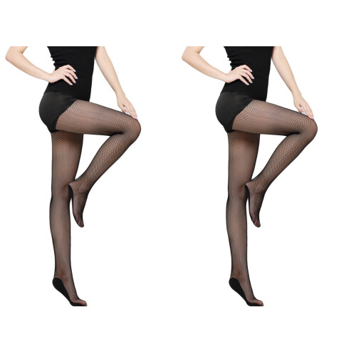 2Pièces Bas Collants Satinés Pour Danse Latine 2