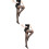 2Pièces Bas Collants Satinés Pour Danse Latine 7