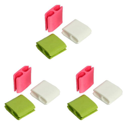 12Pièces Supports Câbles Miniatures Multiusage Pour Chargeur 2