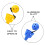 4Ensembles Jeu Scoop Ball Enfants Jeu Résistant 7