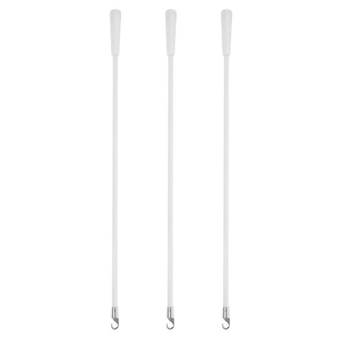 6Pcs Curtain Pull Rod White Fiberglass Vertical Blind Replacement Wand 2