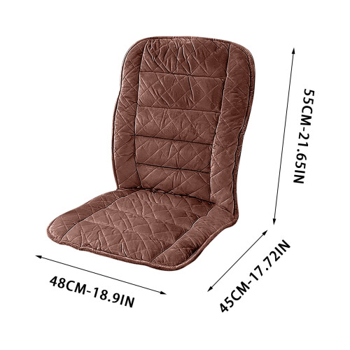 Winter Warm Seat Cushion with Backrest Support 1