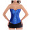 Top corset feminino plus size, corset com amarração e bustiê. 2