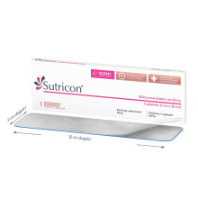 Sutricon 1 x silicone patches scars 3cm x 10cm plaster silikonowY