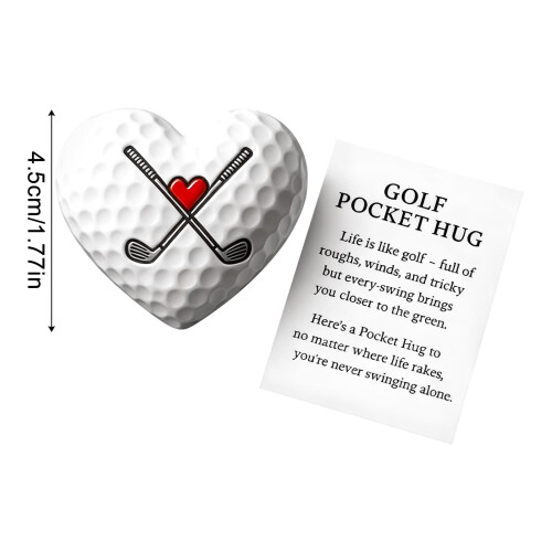 Golf zsebölelés bátorító kártyával és labdajelölővel 2